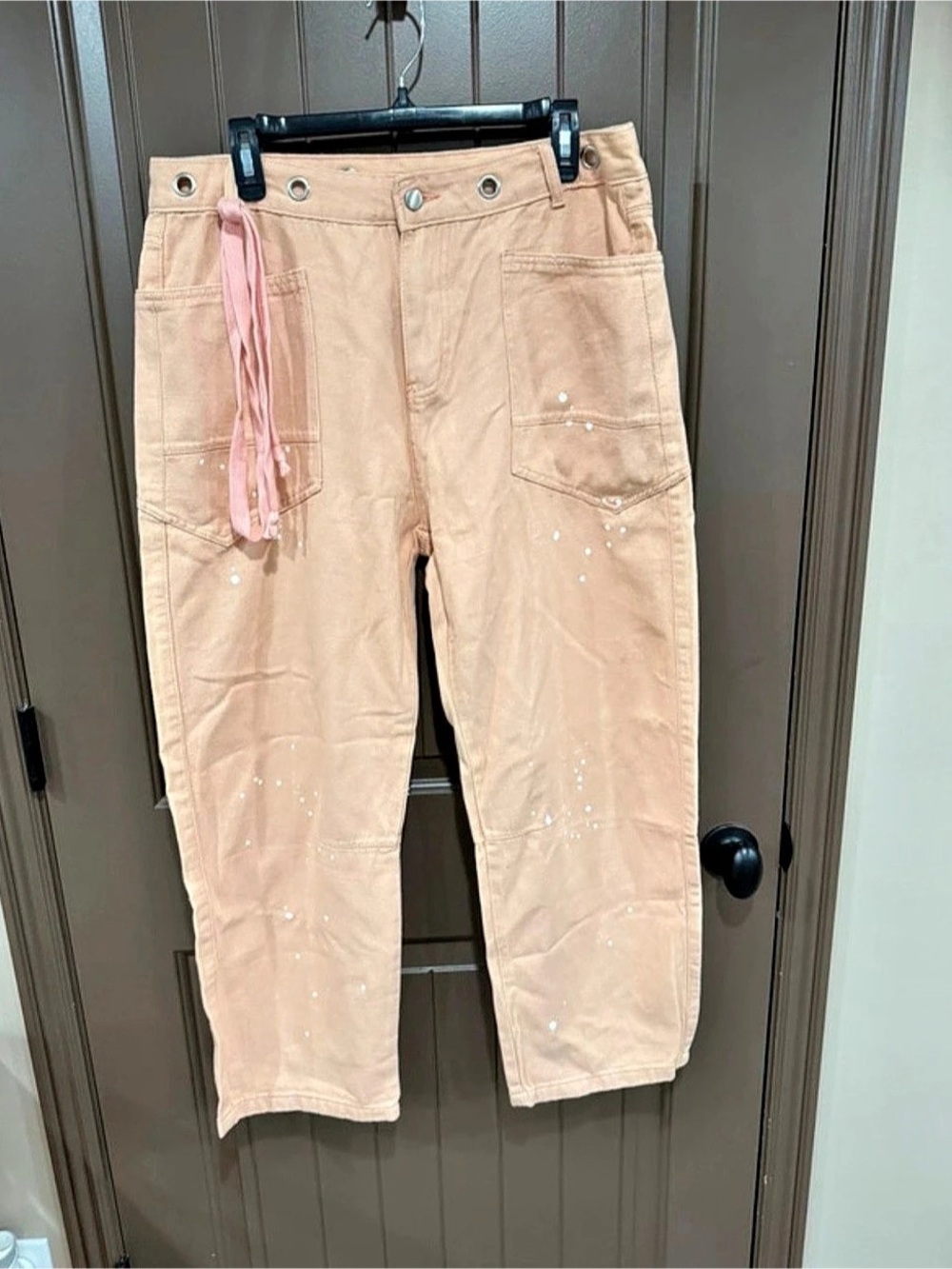 Krush Kandy Pink Distressed Jeans Size XL